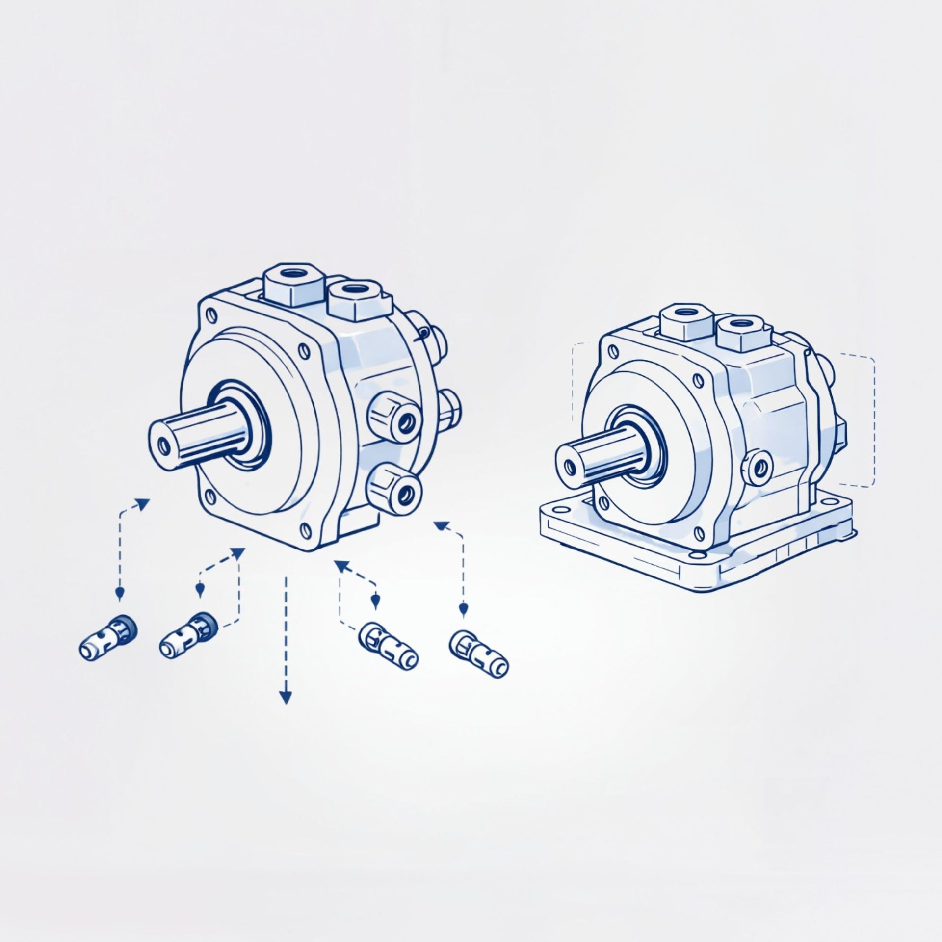 pompe oleodinamiche pistoni radiali rexroth multi portata versioni speciali fluid system