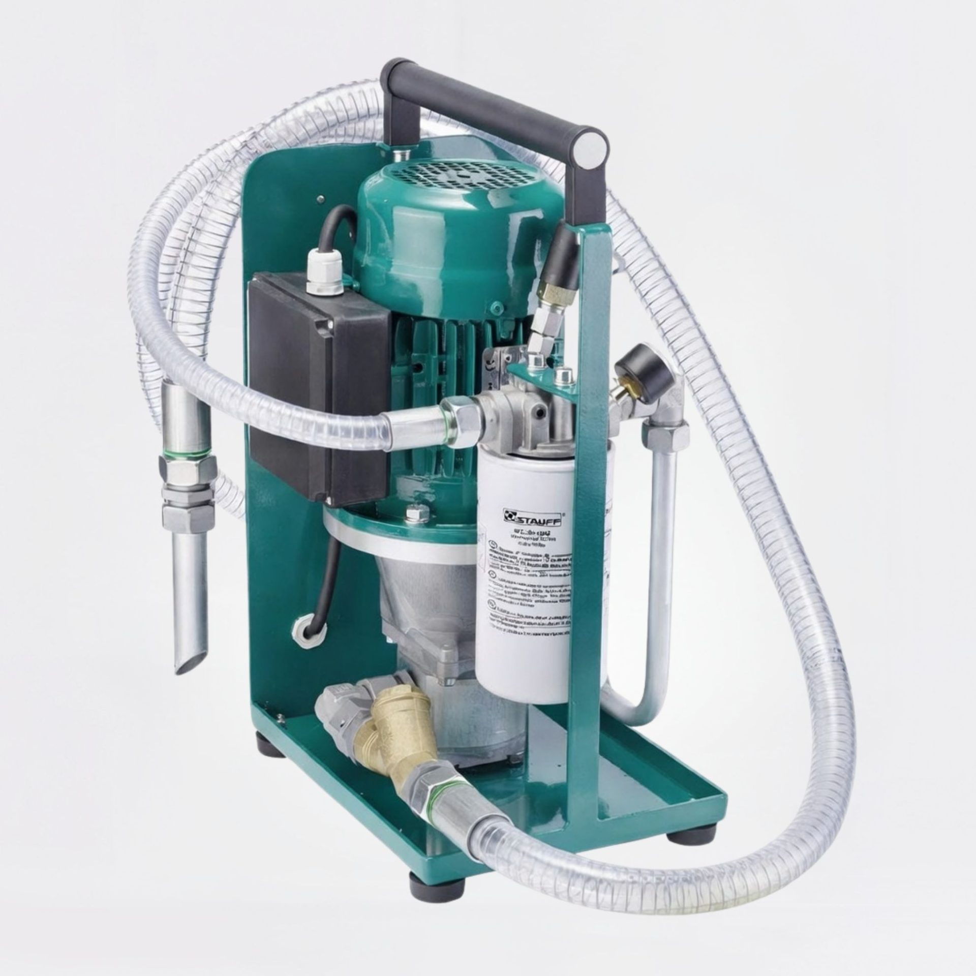 unità portatile di filtrazione e analisi olio stauff fluid system