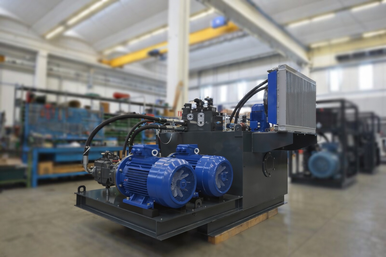 centrale oleodinamica impianto speciale fluid system