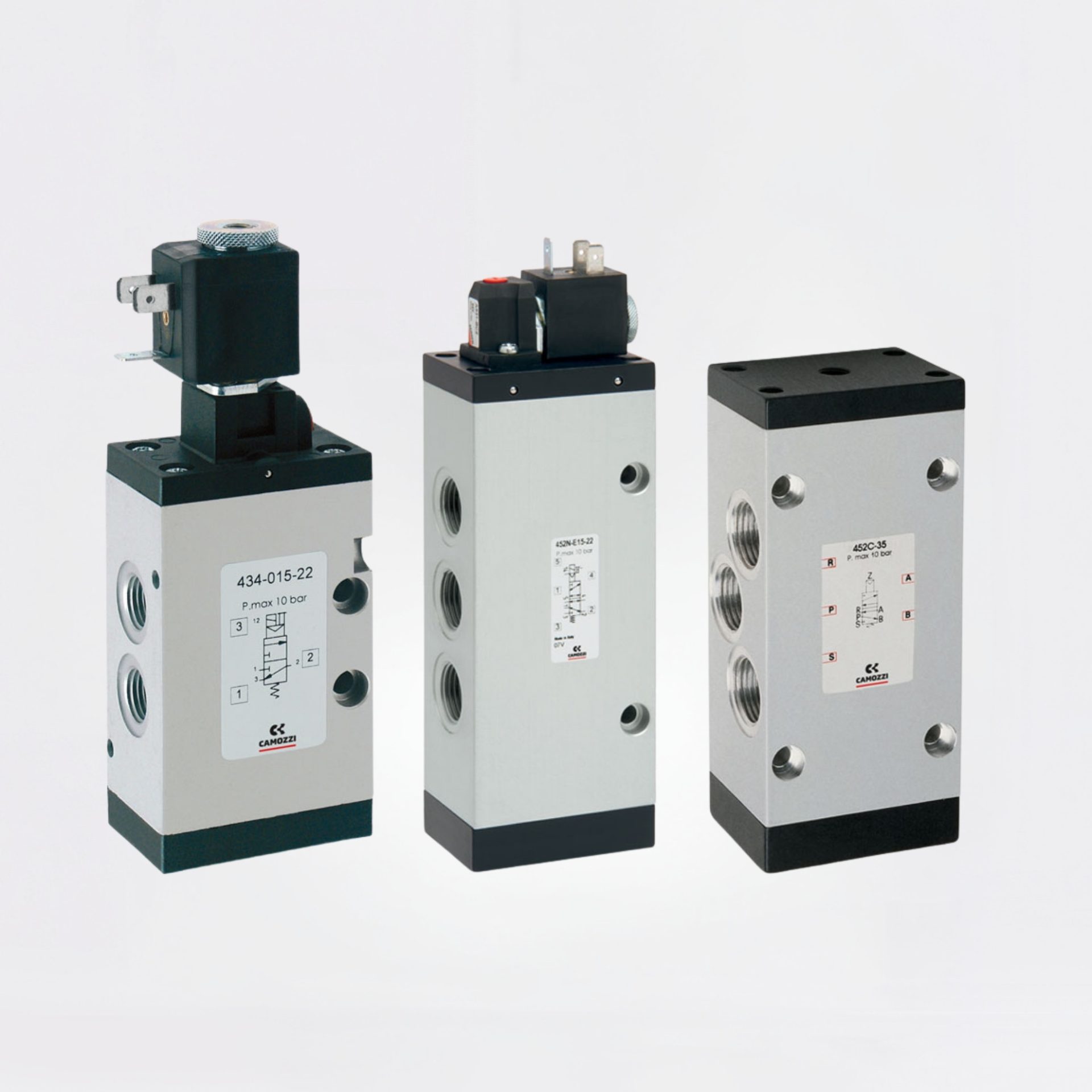 elettrovalvole direzionali camozzi fluid system