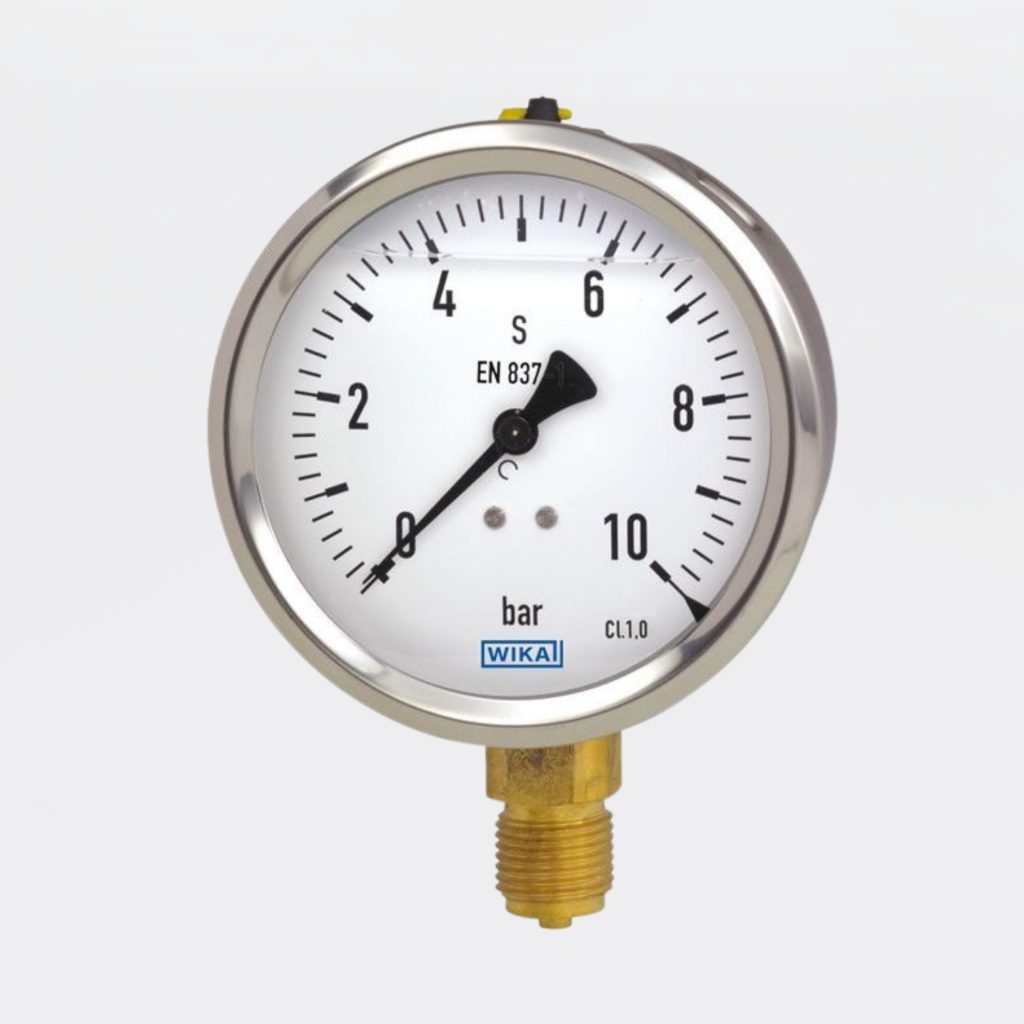manometro meccanico wika fluid system